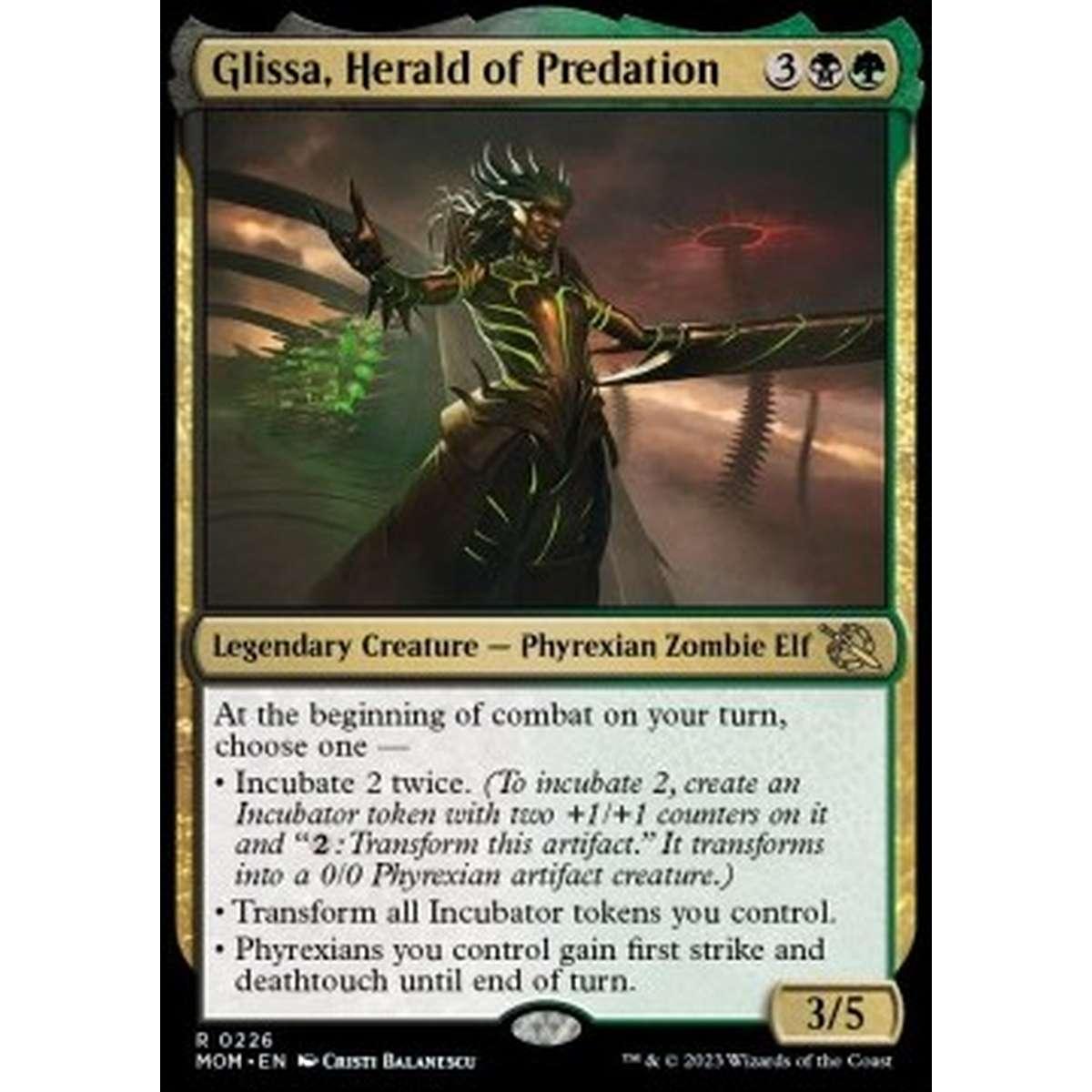 Glissa, Herald of Predation - Glissa, Herald of Predation - [MOM] [NM]