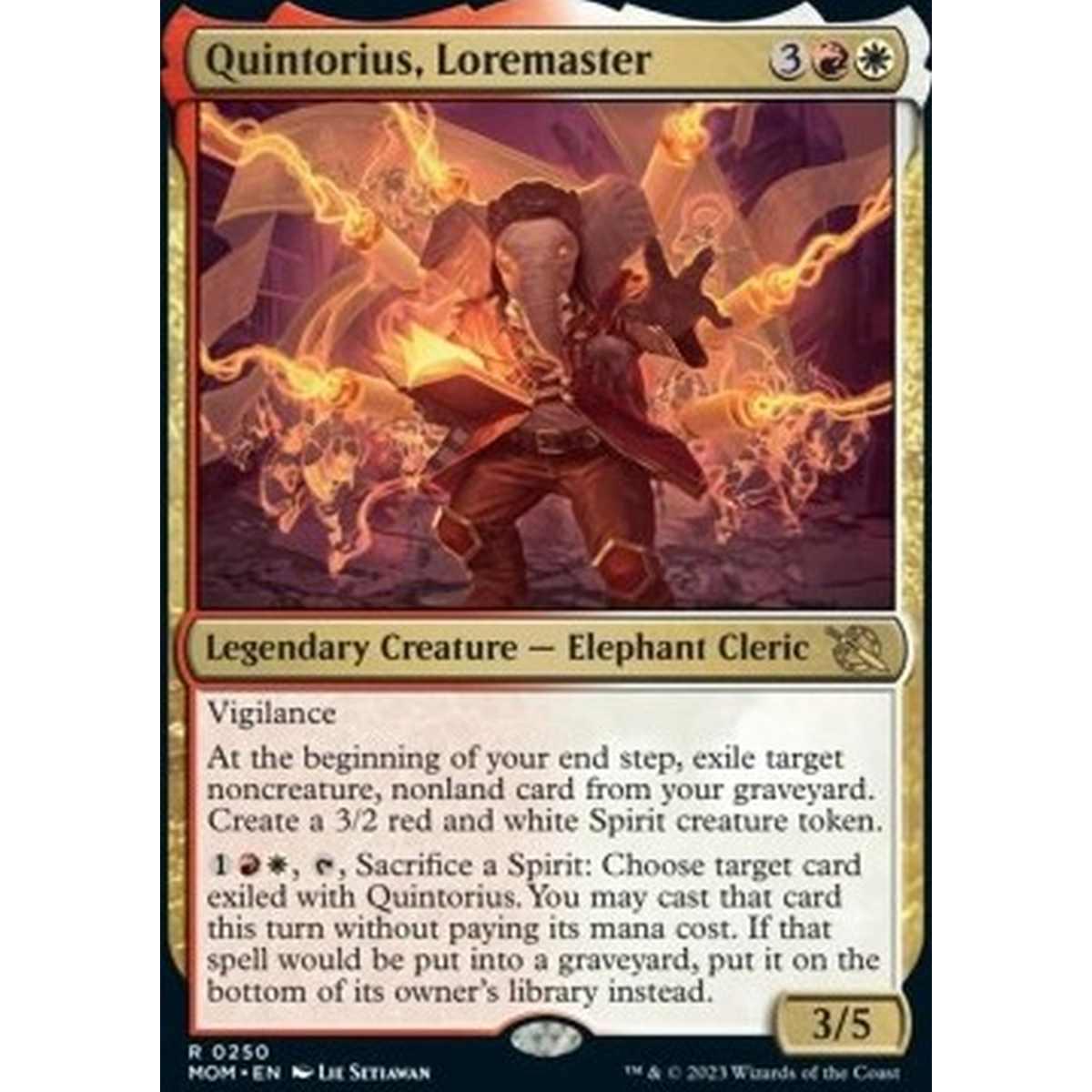 Quintorius, Loremaster - Quintorius, Loremaster - [MOM] [NM]