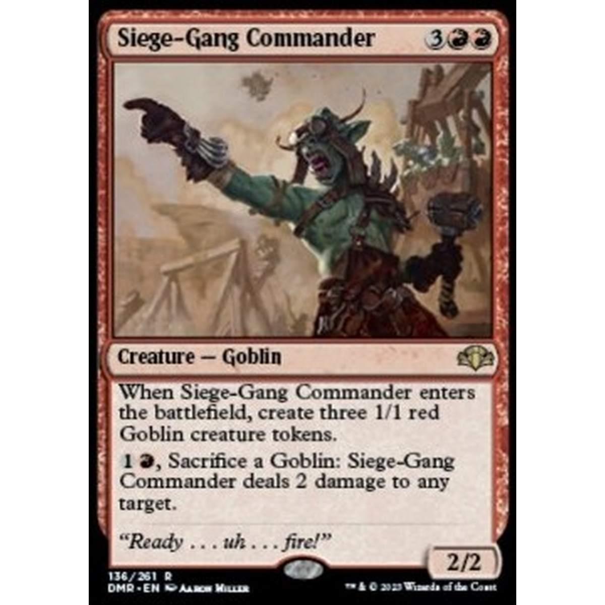 Siege-Gang Commander - Siege-Gang Commander - [DMR] [NM] [Foil]