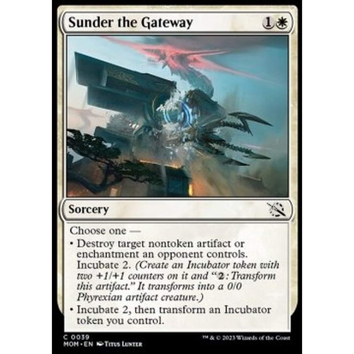 Sunder the Gateway - Sunder the Gateway - [MOM] [NM] [Foil]