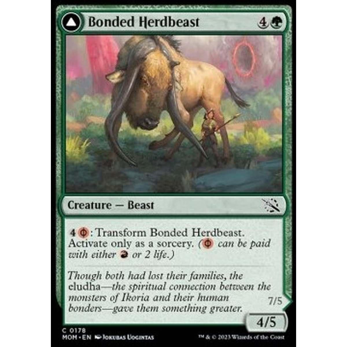 Bonded Herdbeast // Plated Kilnbeast - Bonded Herdbeast // Plated Kilnbeast - [MOM] [NM] [Foil]