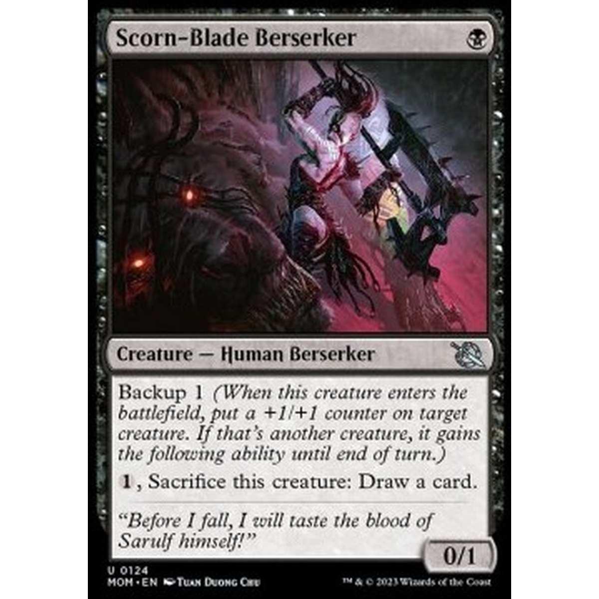 Scorn-Blade Berserker - Scorn-Blade Berserker - [MOM] [NM] [Foil]