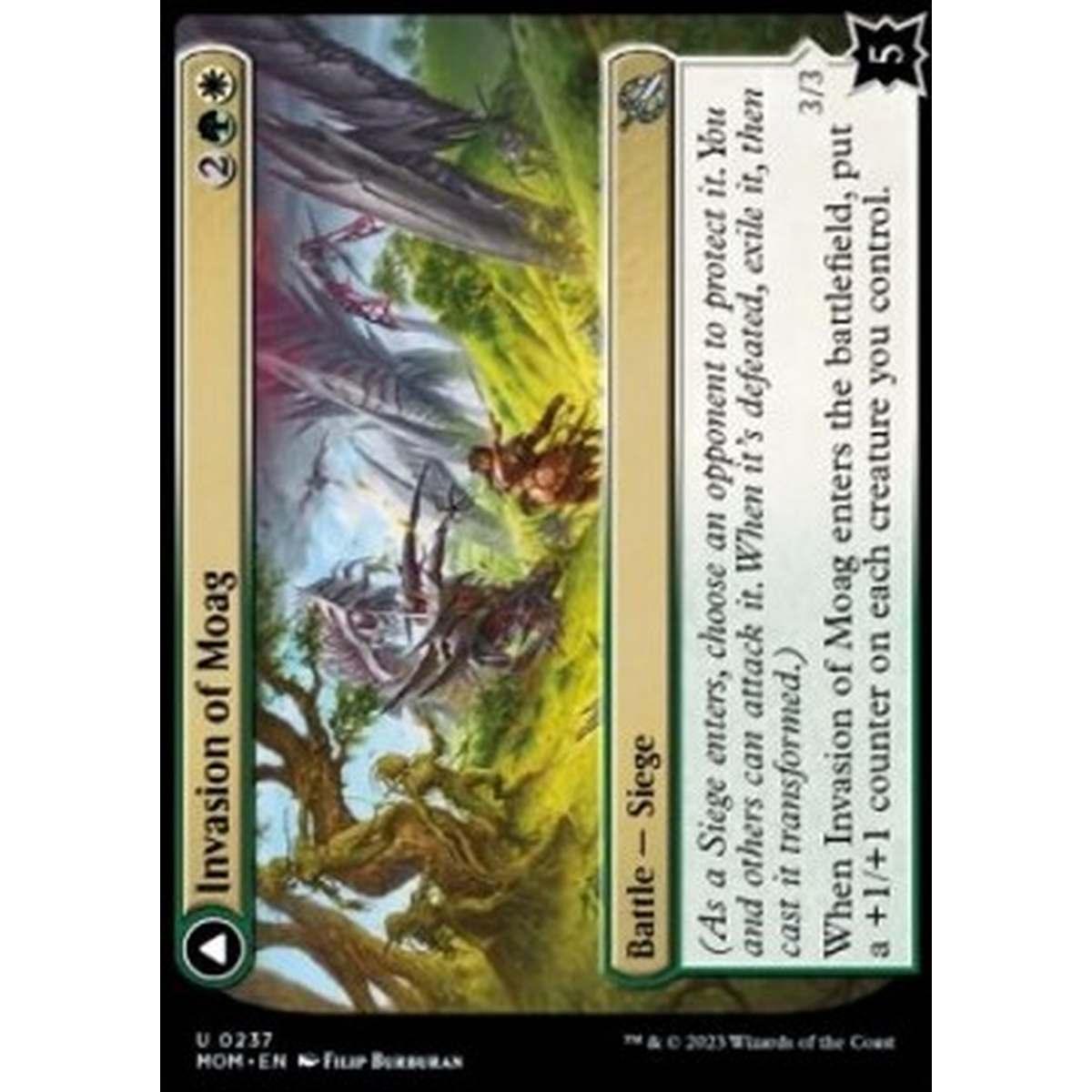 Invasion of Moag // Bloomwielder Dryads - Invasion of Moag // Bloomwielder Dryads - [MOM] [NM] [Foil]