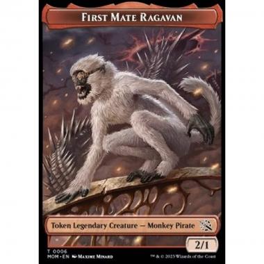 First Mate Ragavan Token (Red 2/1) - First Mate Ragavan Token (Red 2/1) - [XMOM] [NM]