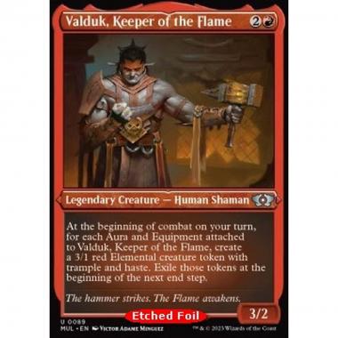 Valduk, Keeper of the Flame (V.2) - Valduk, Keeper of the Flame (V.2) - [MUL] [NM] [Foil]