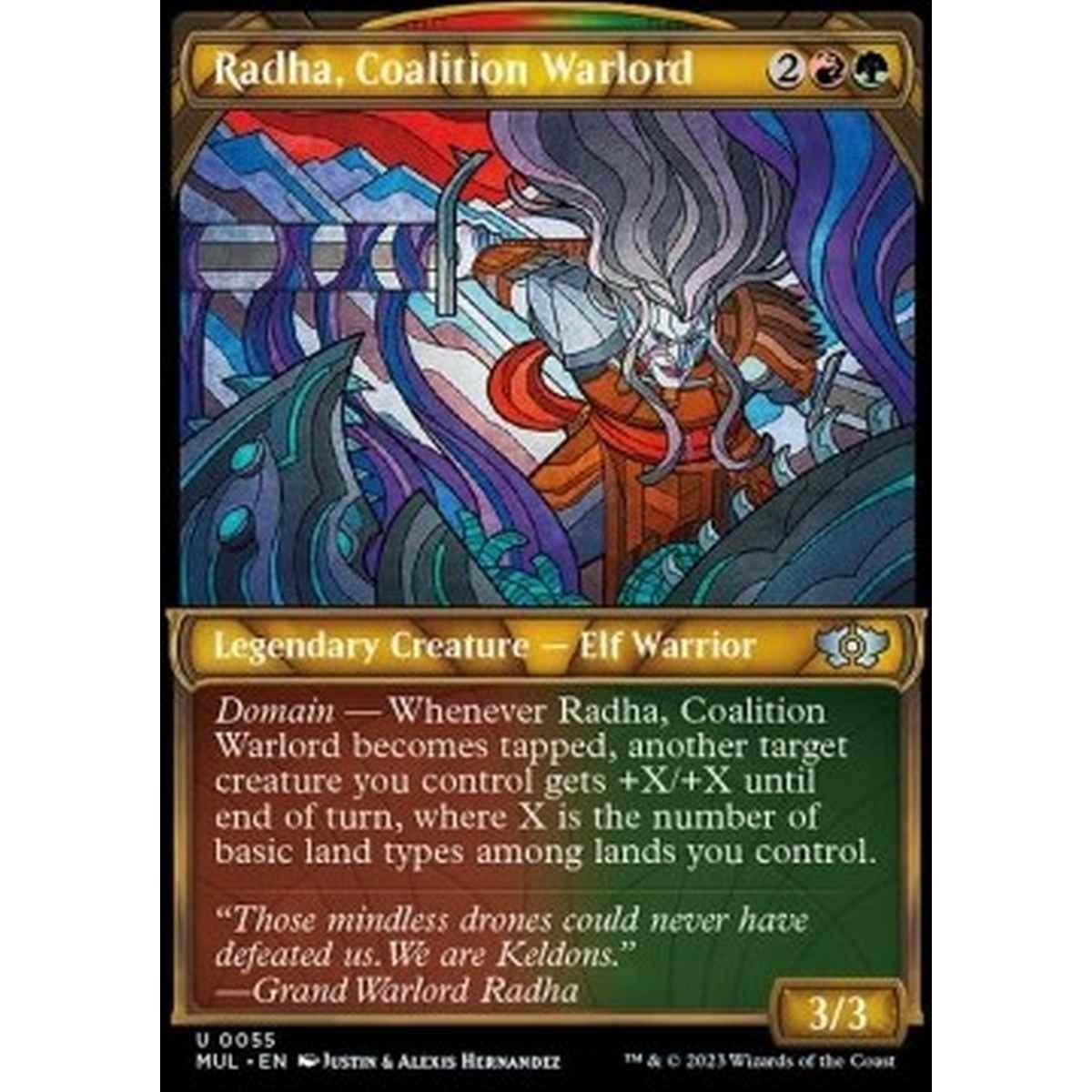 Radha, Coalition Warlord (V.1) - Radha, Coalition Warlord (V.1) - [MUL] [NM] [Foil]