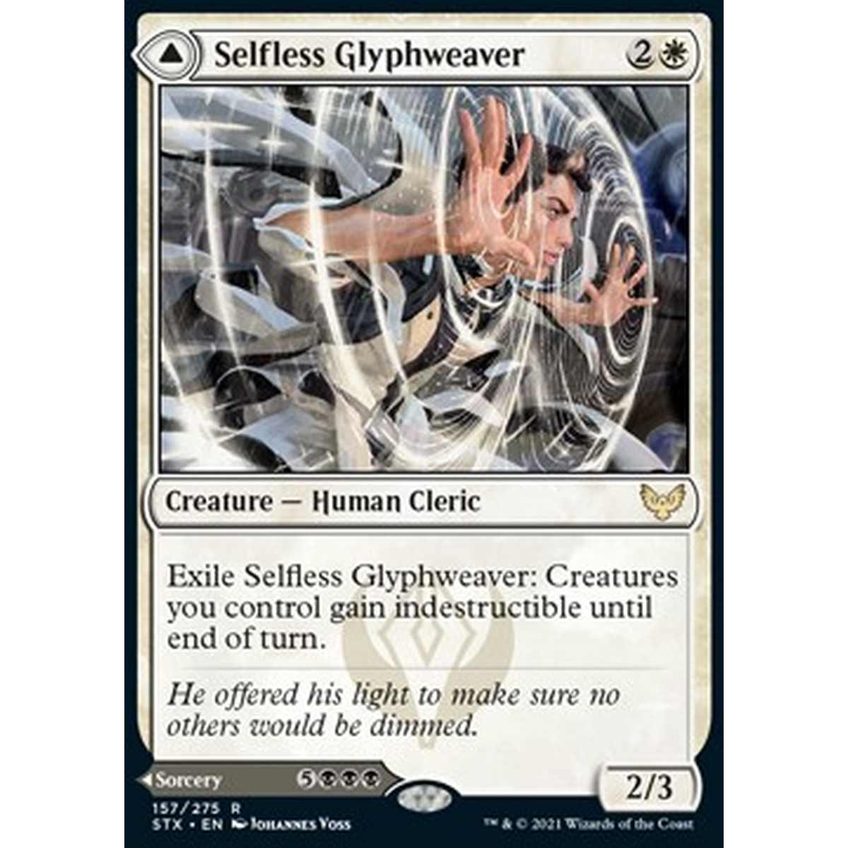 Selfless Glyphweaver // Deadly Vanity - Selfless Glyphweaver // Deadly Vanity - [STX] [NM]