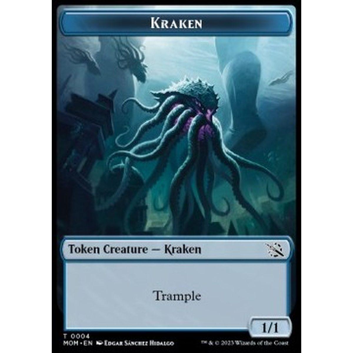 Kraken Token (W 1/1) // Treasure Token (V.2) - Kraken Token (W 1/1) // Treasure Token (V.2) - [XMOM] [NM] [Foil]
