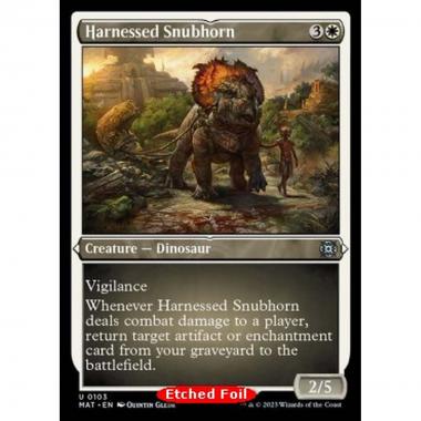 Harnessed Snubhorn (V.2) - Harnessed Snubhorn (V.2) - [XMAT] [NM] [Foil]