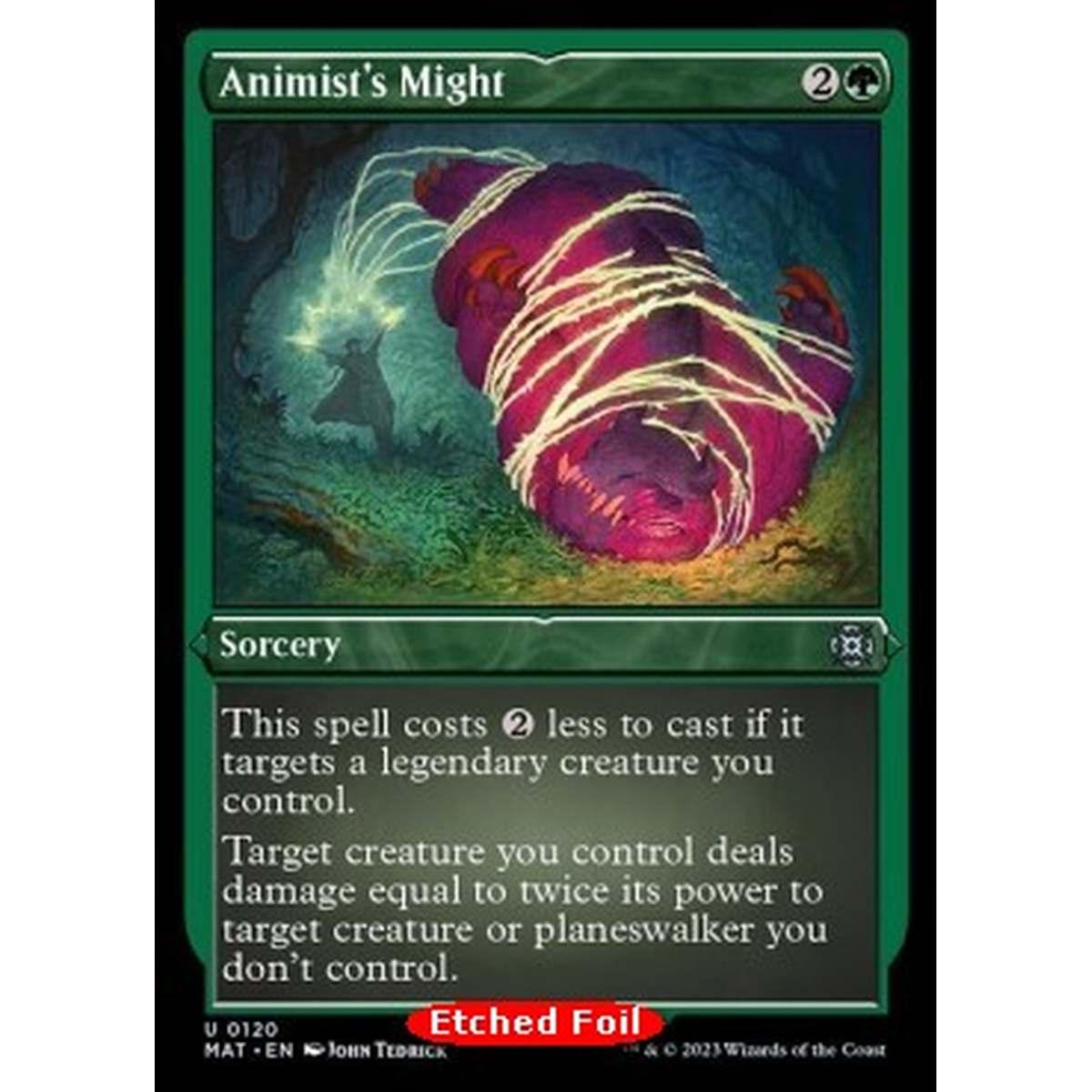 Animist's Might (V.2) - Animist's Might (V.2) - [XMAT] [NM] [Foil]