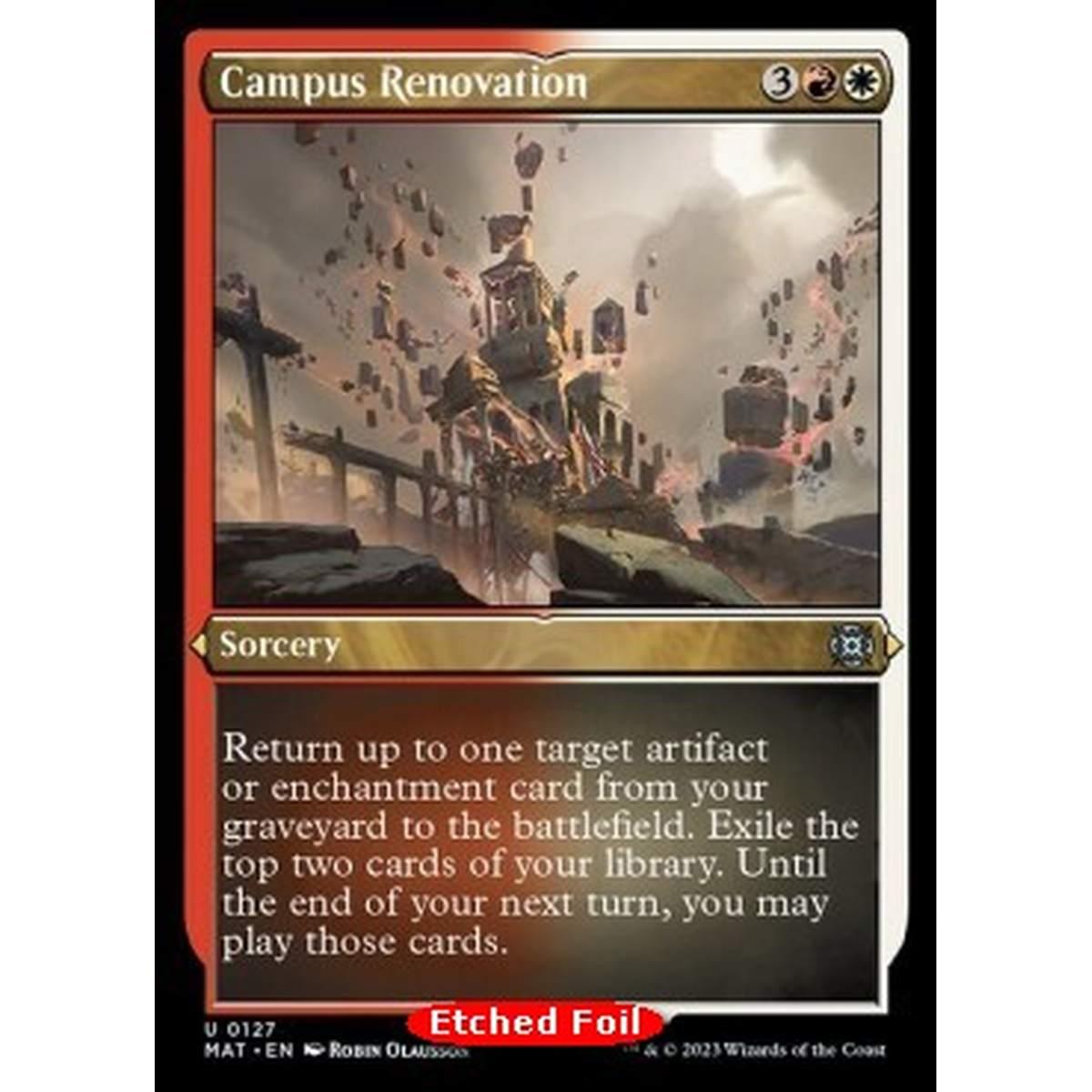 Campus Renovation (V.2) - Campus Renovation (V.2) - [XMAT] [NM] [Foil]