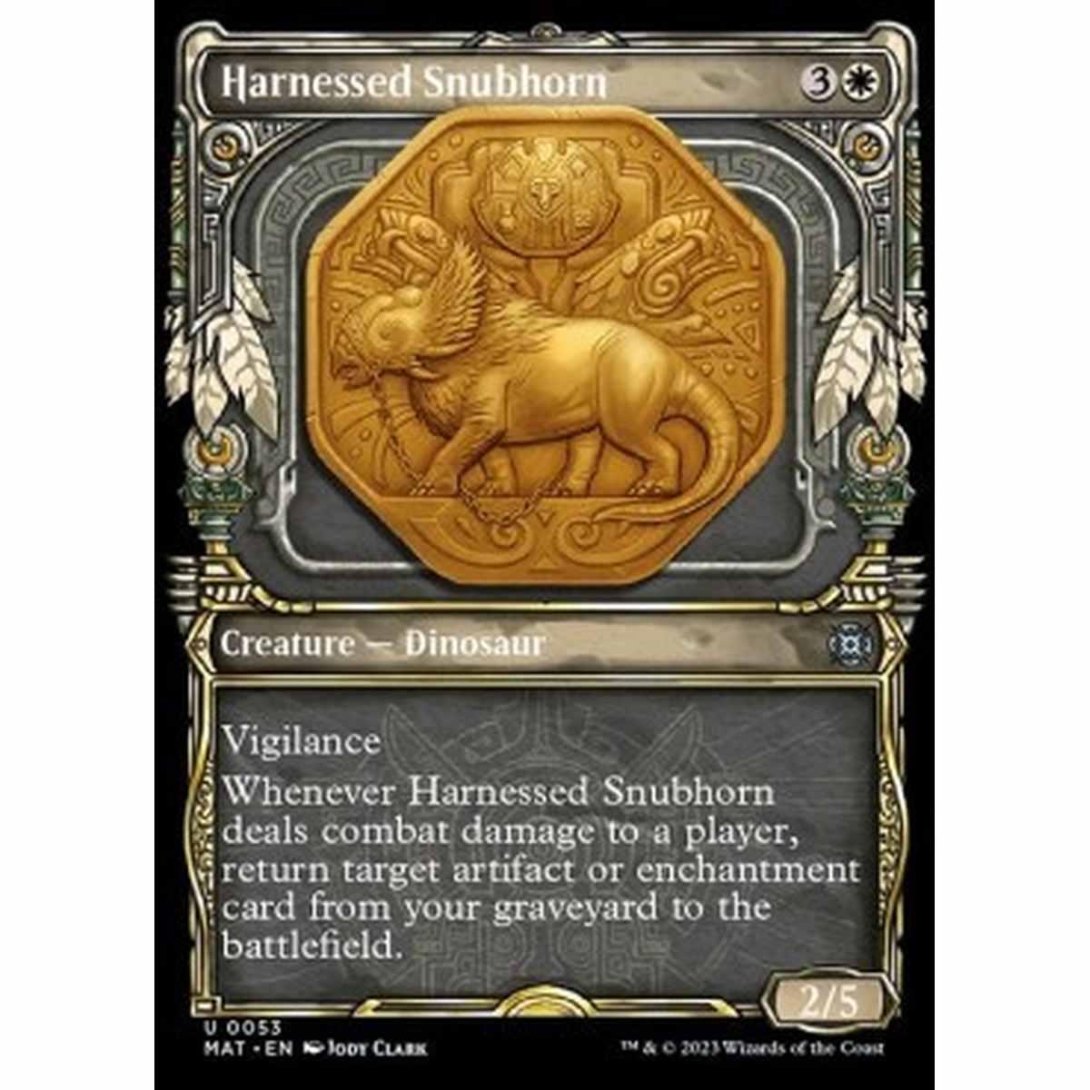 Harnessed Snubhorn (V.1) - Harnessed Snubhorn (V.1) - [XMAT] [NM] [Foil]