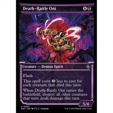 Death-Rattle Oni (V.1) - Death-Rattle Oni (V.1) - [XMAT] [NM] [Foil]