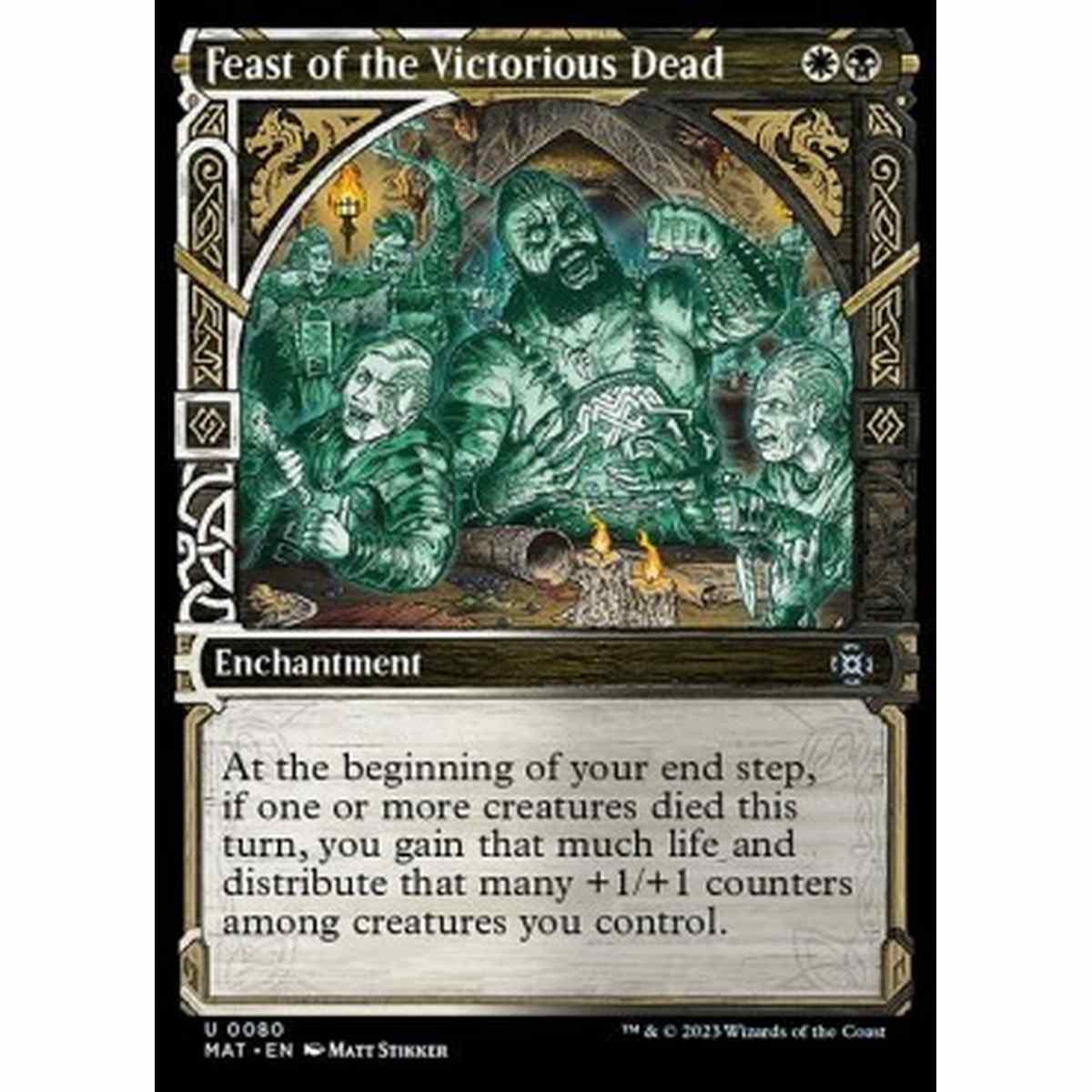 Feast of the Victorious Dead (V.1) - Feast of the Victorious Dead (V.1) - [XMAT] [NM] [Foil]