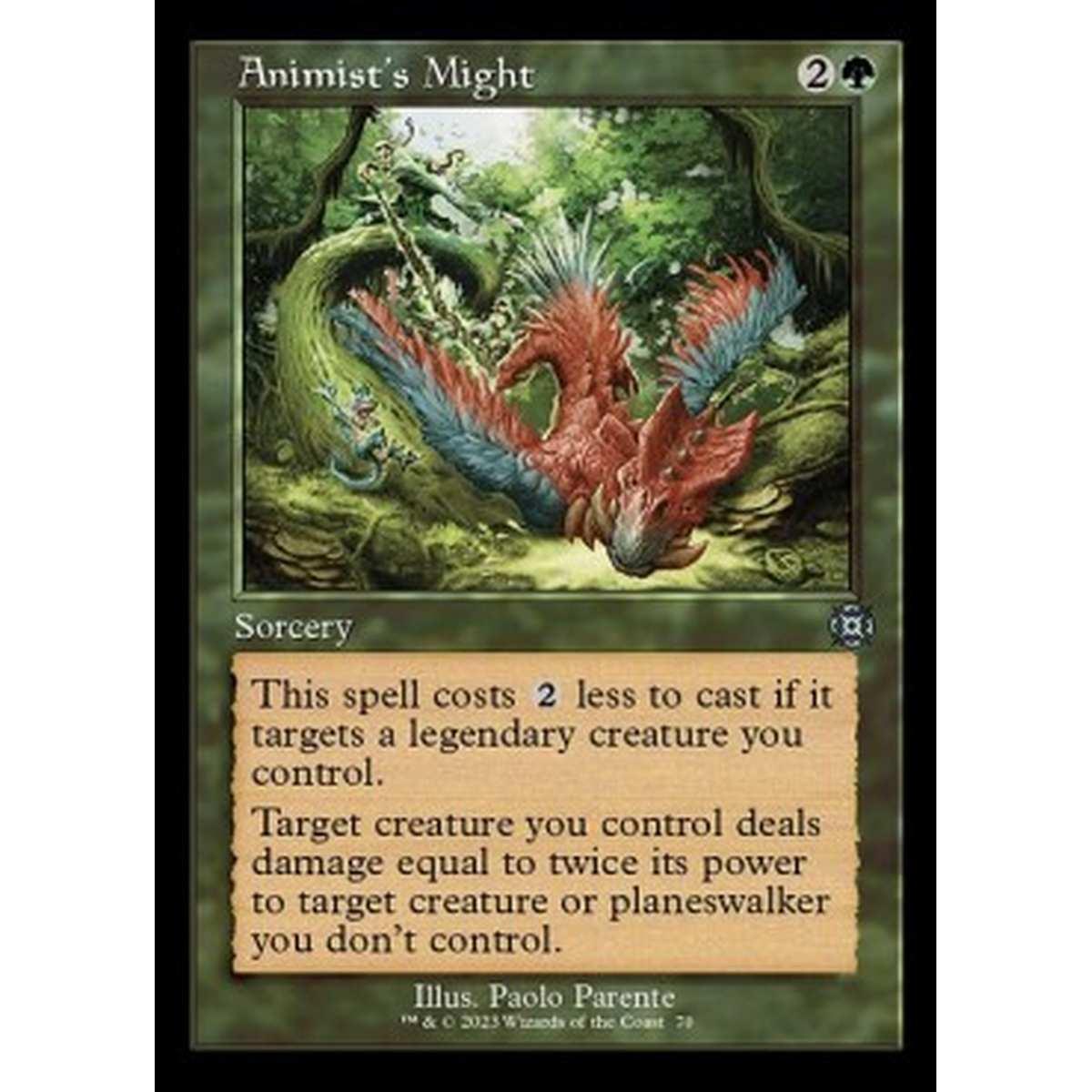 Animist's Might (V.1) - Animist's Might (V.1) - [XMAT] [NM] [Foil]