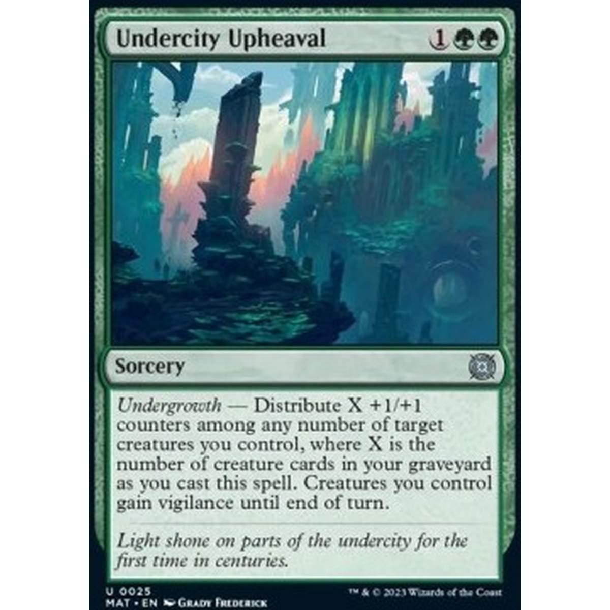 Undercity Upheaval - Undercity Upheaval - [MAT] [NM] [Foil]