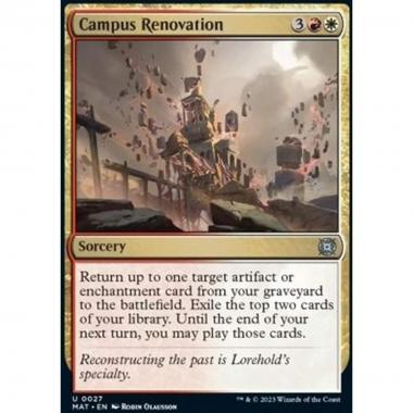 Campus Renovation - Campus Renovation - [MAT] [NM] [Foil]