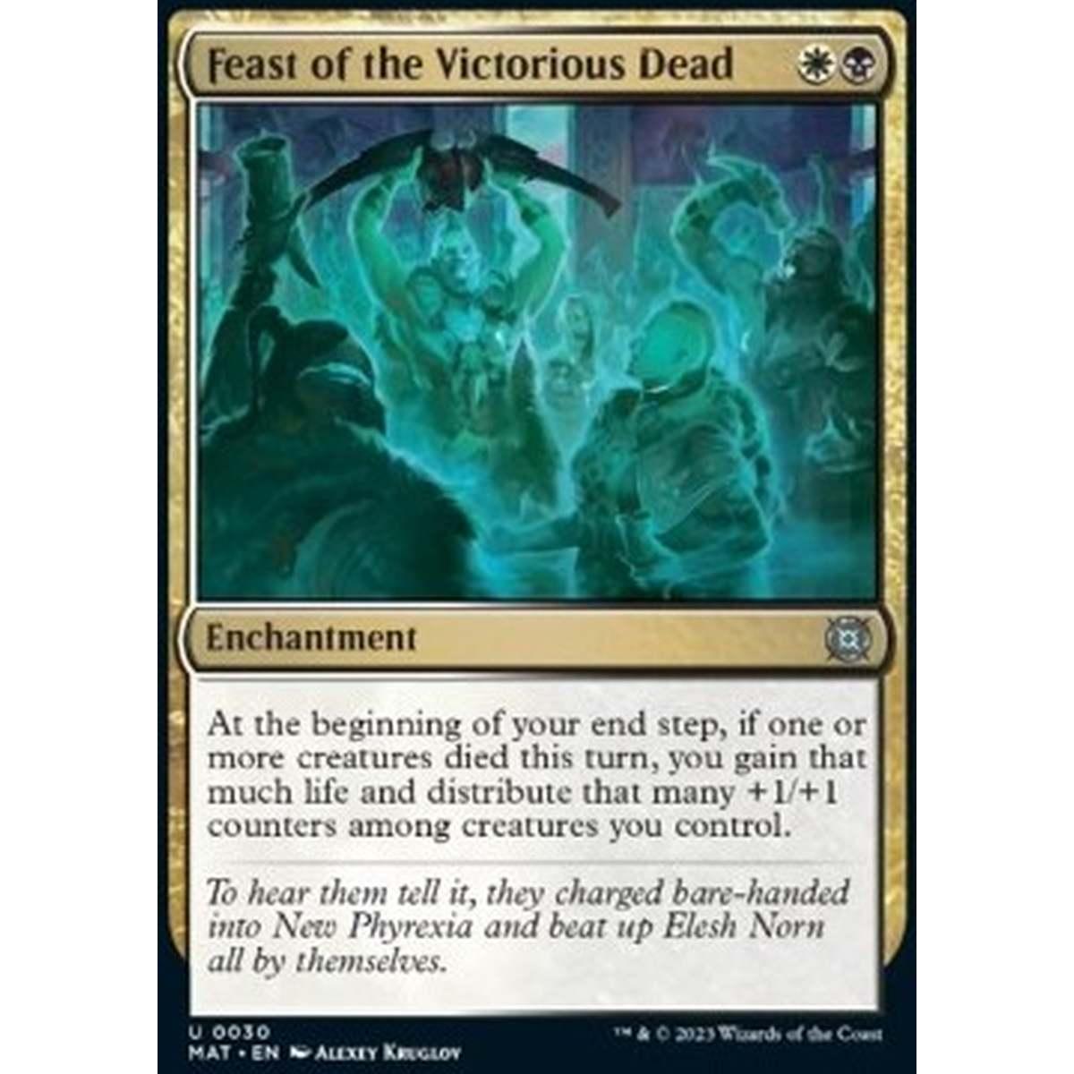 Feast of the Victorious Dead - Feast of the Victorious Dead - [MAT] [NM] [Foil]