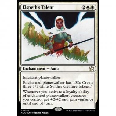 Elspeth's Talent - Elspeth's Talent - [MOC] [NM]