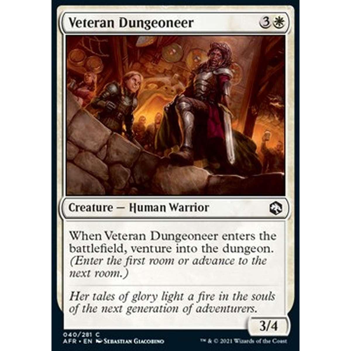 Veteran Dungeoneer - Esploratrice di Dungeon Veterana - [AFR] [NM]