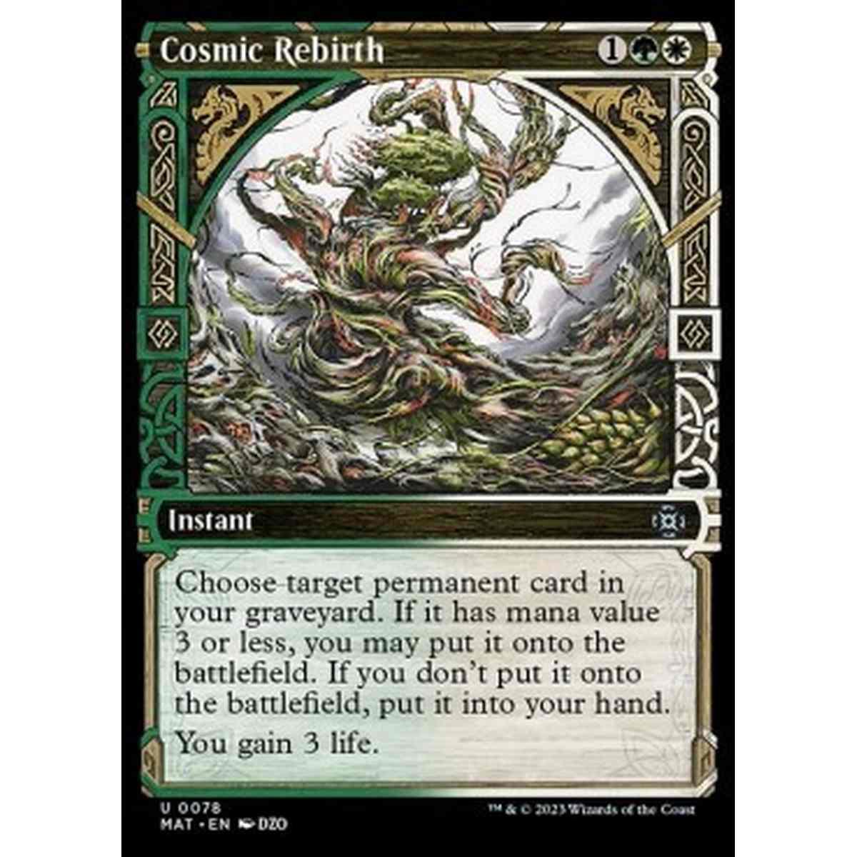 Cosmic Rebirth (V.1) - Cosmic Rebirth (V.1) - [XMAT] [NM] [Foil]