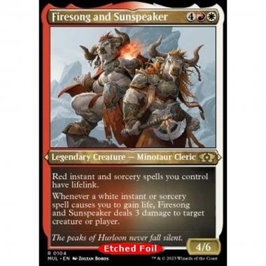 Firesong and Sunspeaker (V.2) - Firesong and Sunspeaker (V.2) - [MUL] [NM] [Foil]