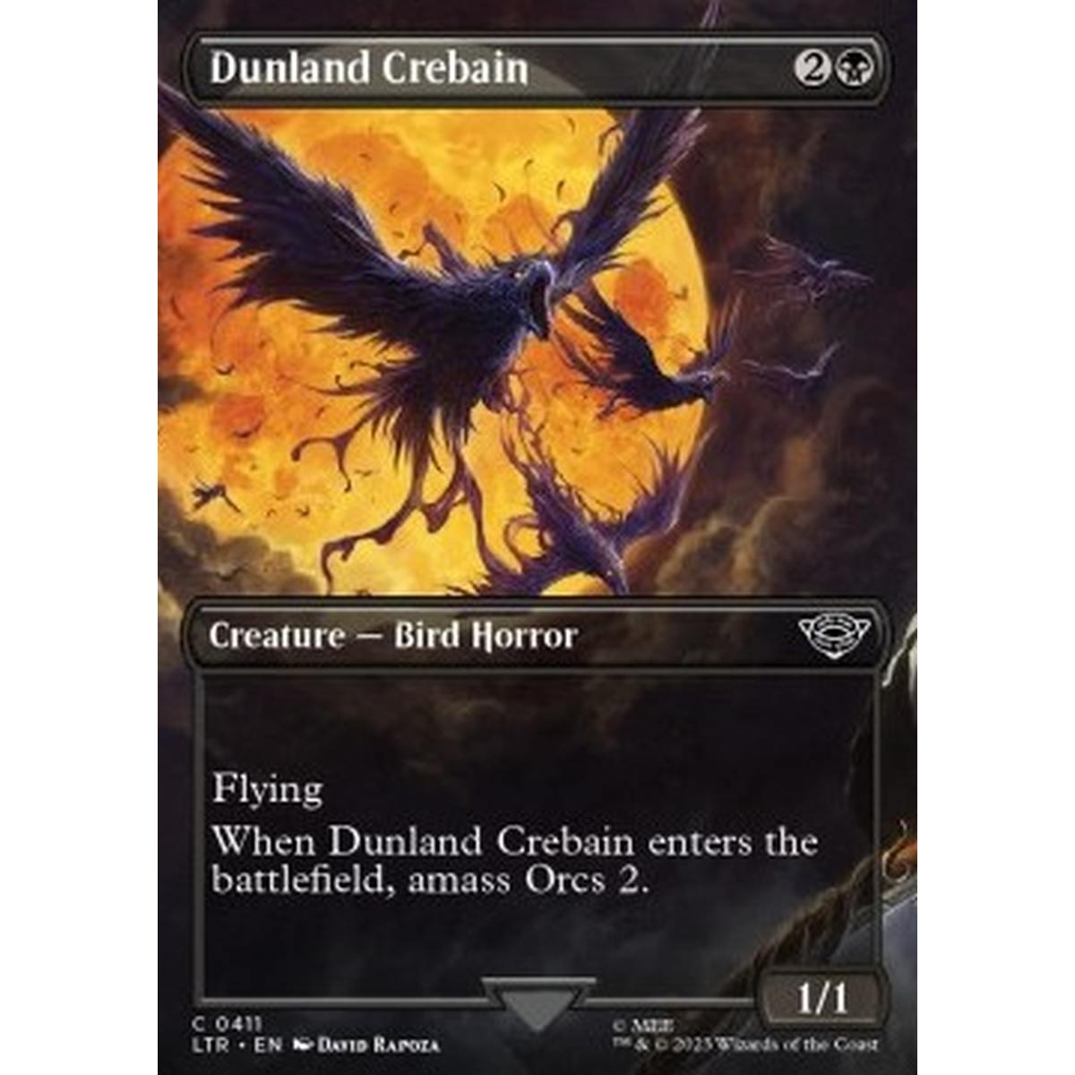 Dunland Crebain - Dunland Crebain - [XLTR] [NM] [Foil]