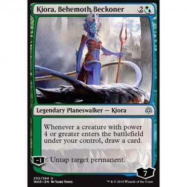 Kiora, Behemoth Beckoner - Kiora, Behemoth Beckoner - [WAR] [NM]