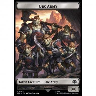 Orc Army Token (B 0/0) // Food Token (V.1) - Orc Army Token (B 0/0) // Food Token (V.1) - [XLTR] [NM] [Foil]