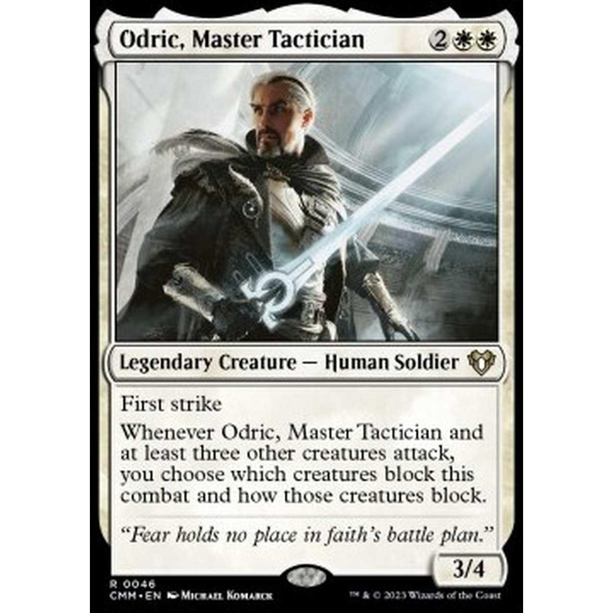 Odric, Master Tactician - Odric, Master Tactician - [CMM] [NM]