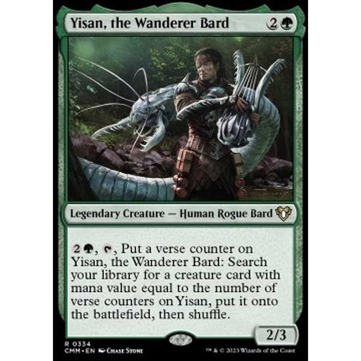 Yisan, the Wanderer Bard - Yisan, the Wanderer Bard - [CMM] [NM]