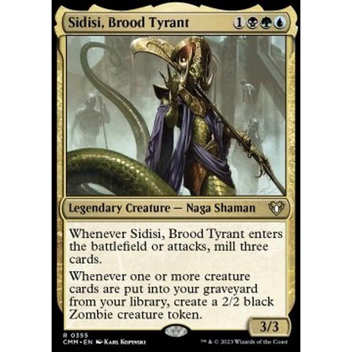 Sidisi, Brood Tyrant - Sidisi, Brood Tyrant - [CMM] [NM]