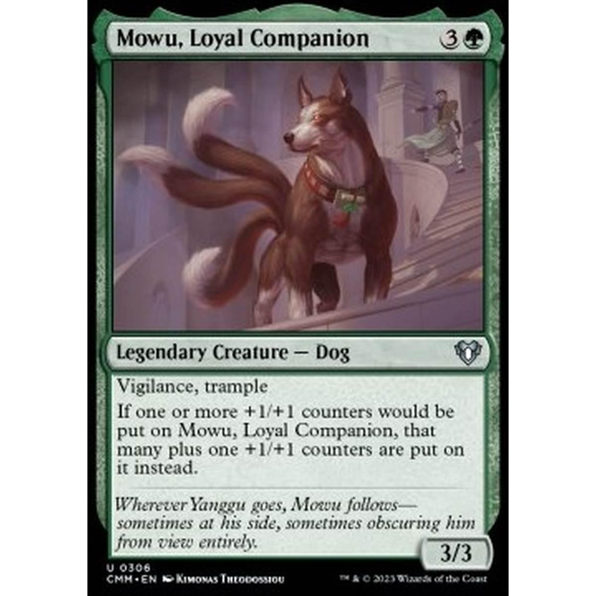 Mowu, Loyal Companion - Mowu, Loyal Companion - [CMM] [NM] [Foil]