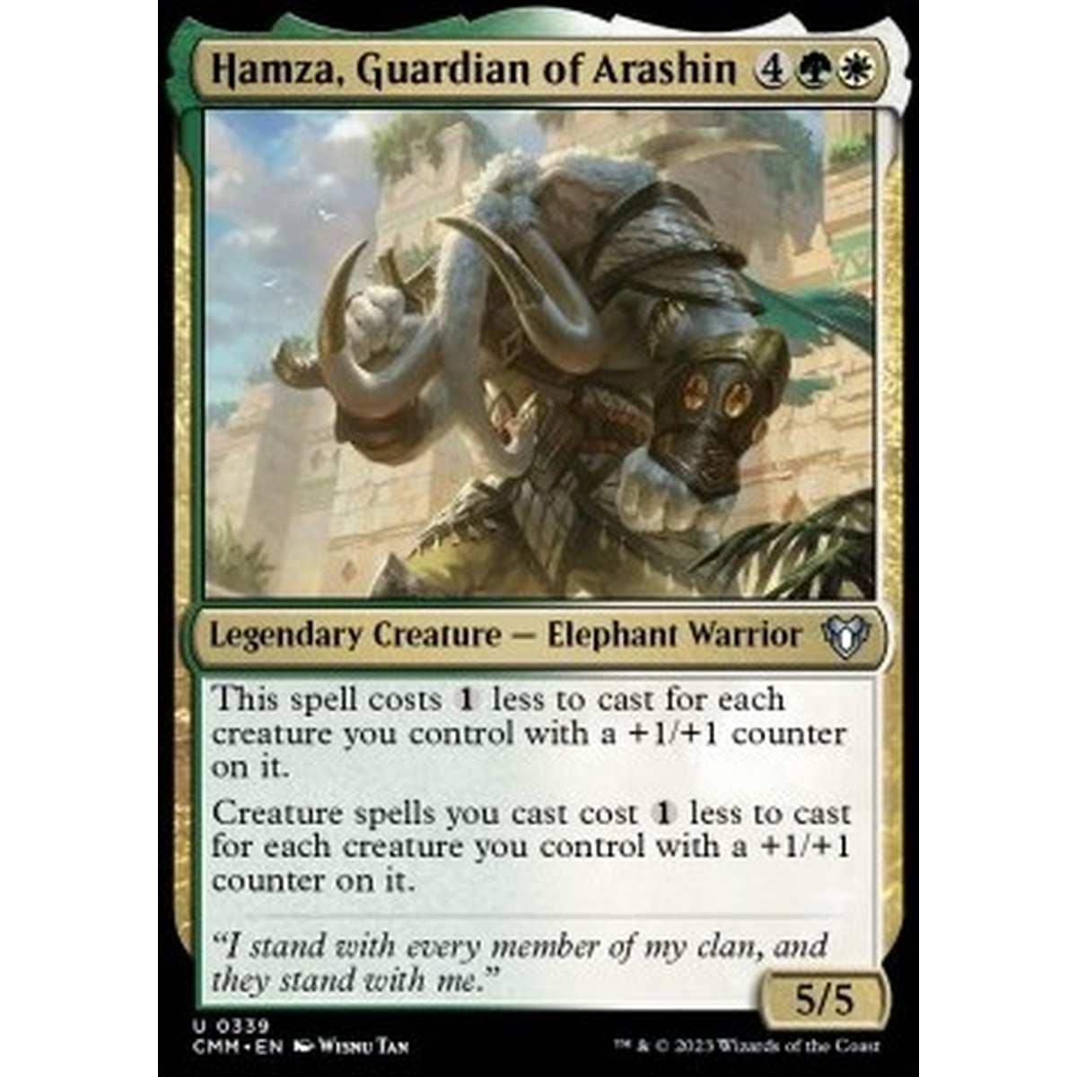 Hamza, Guardian of Arashin - Hamza, Guardian of Arashin - [CMM] [NM] [Foil]