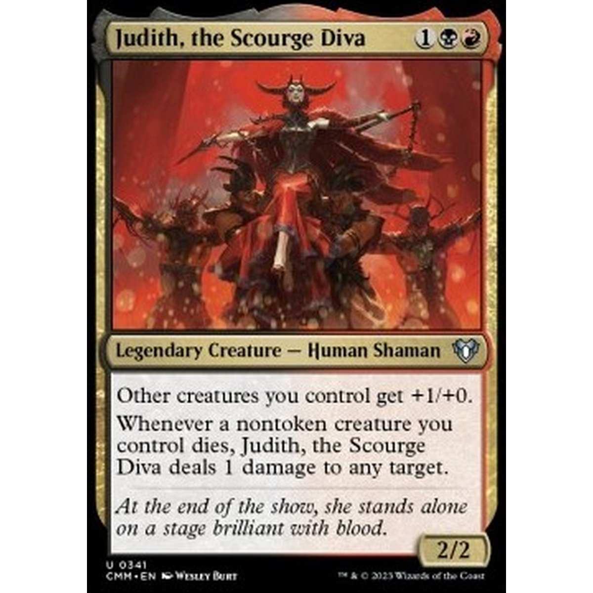 Judith, the Scourge Diva - Judith, the Scourge Diva - [CMM] [NM] [Foil]