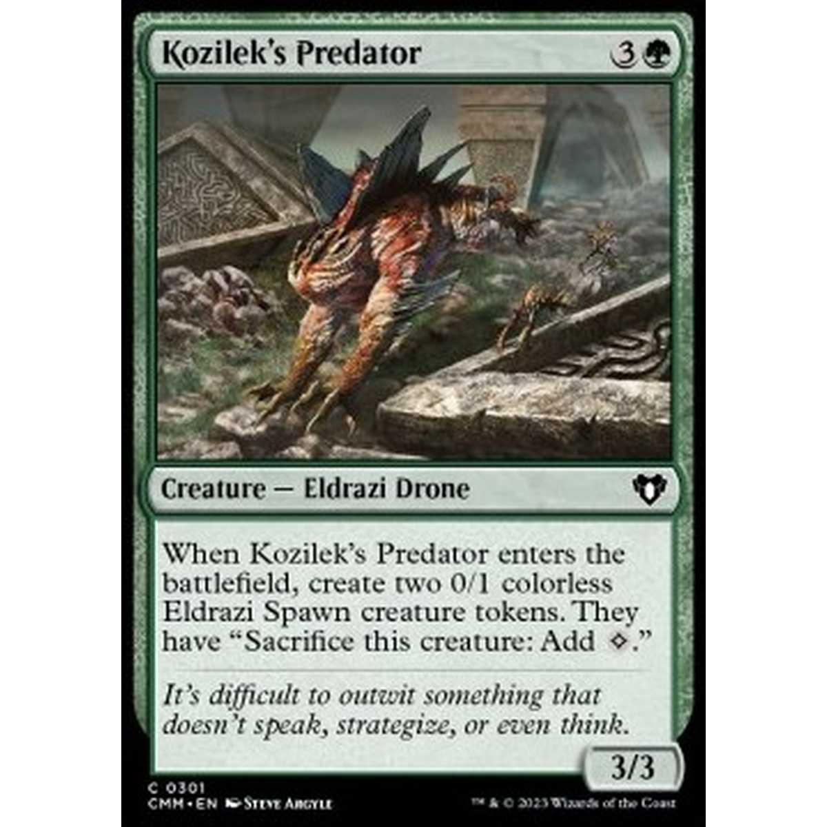 Kozilek's Predator - Kozilek's Predator - [CMM] [NM] [Foil]