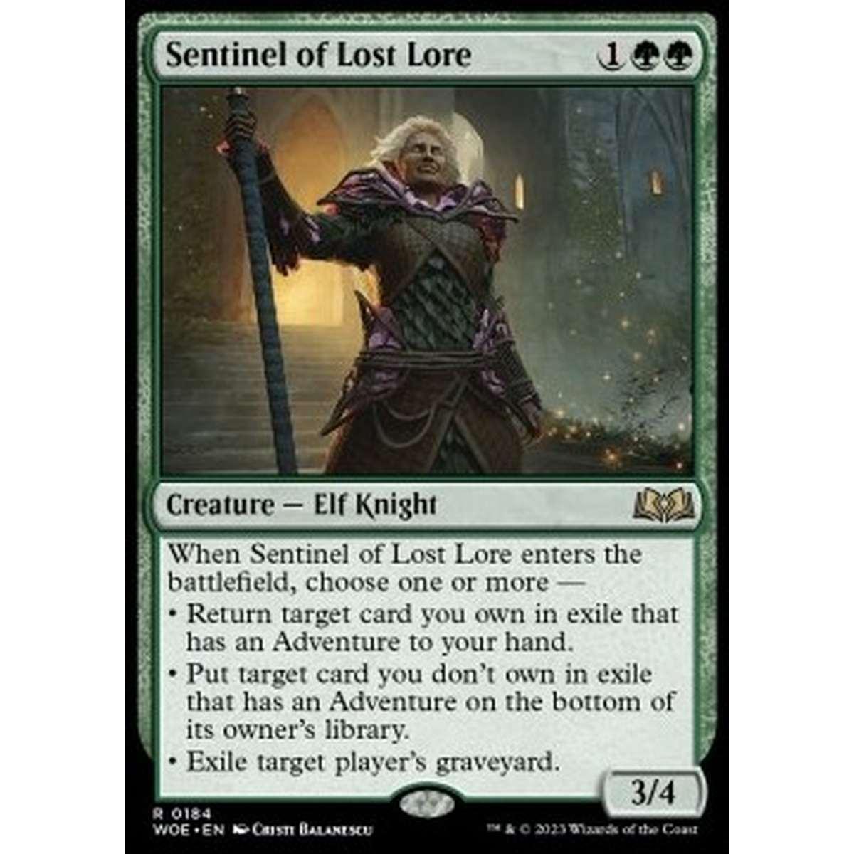 Sentinel of Lost Lore - Sentinel of Lost Lore - [WOE] [NM]