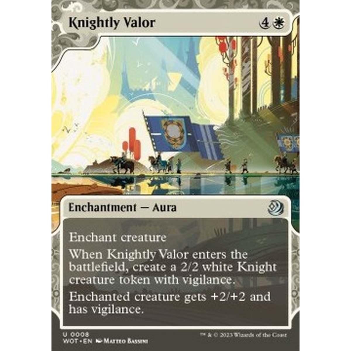 Knightly Valor - Knightly Valor - [WOT] [NM] [Foil]