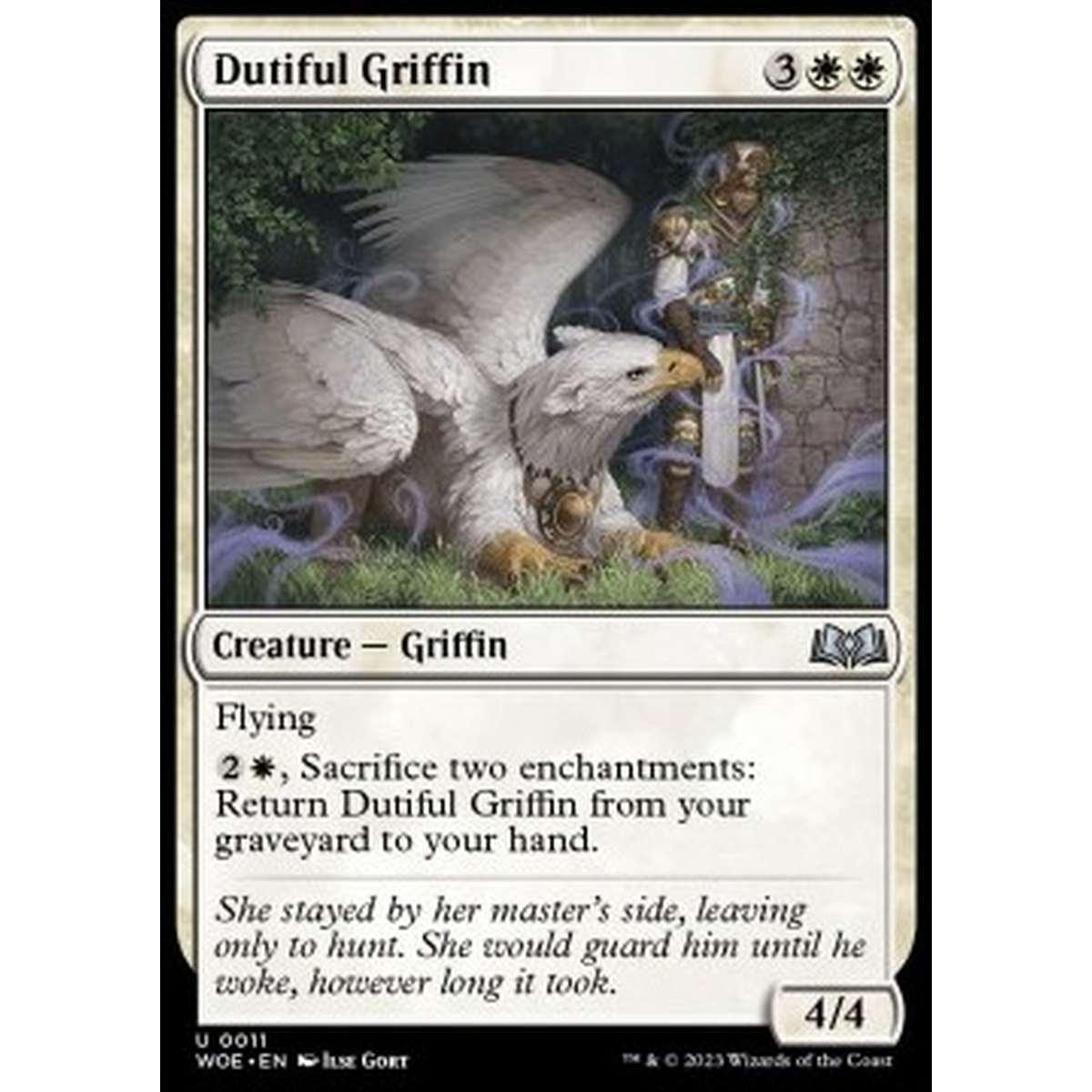 Dutiful Griffin - Dutiful Griffin - [WOE] [NM] [Foil]