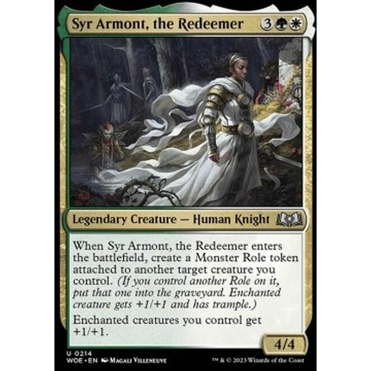 Syr Armont, the Redeemer - Syr Armont, the Redeemer - [WOE] [NM] [Foil]
