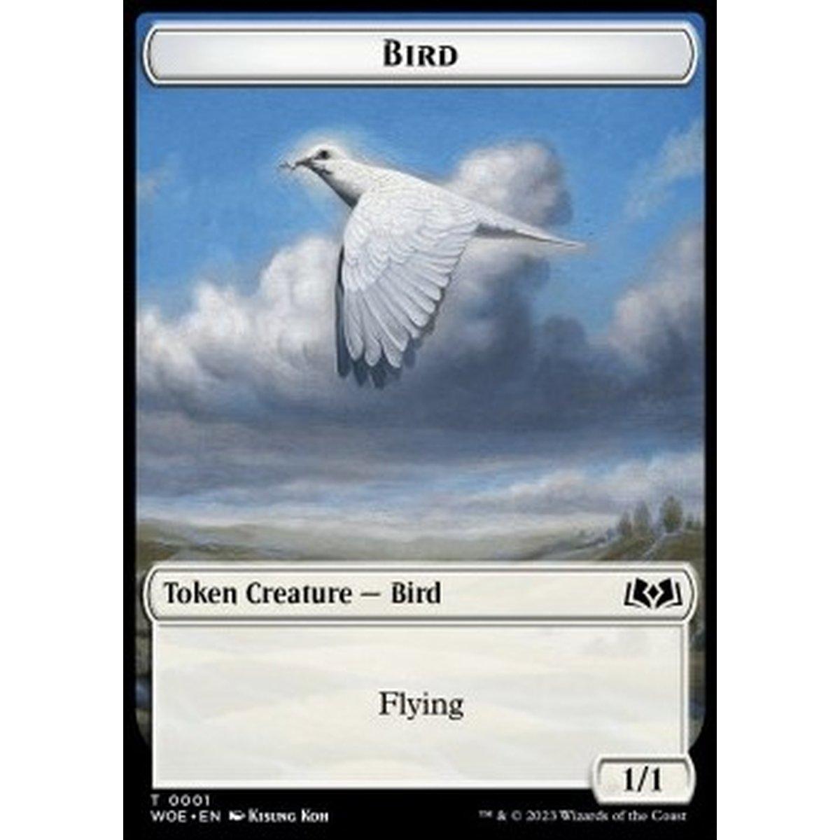 Bird Token (W 1/1) // Food Token (V.2) - Bird Token (W 1/1) // Food Token (V.2) - [XWOE] [NM] [Foil]