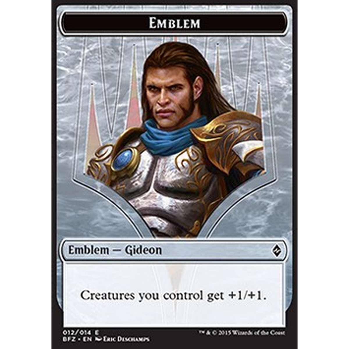 Gideon, Ally of Zendikar Emblem - Gideon, Ally of Zendikar Emblem - [BFZ] [EX]