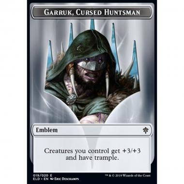 Garruk, Cursed Huntsman Emblem - Garruk, Cursed Huntsman Emblem - [XELD] [NM]