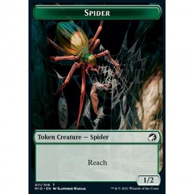 Spider Token (Green 1/2) - Spider Token (Green 1/2) - [XMID] [NM]