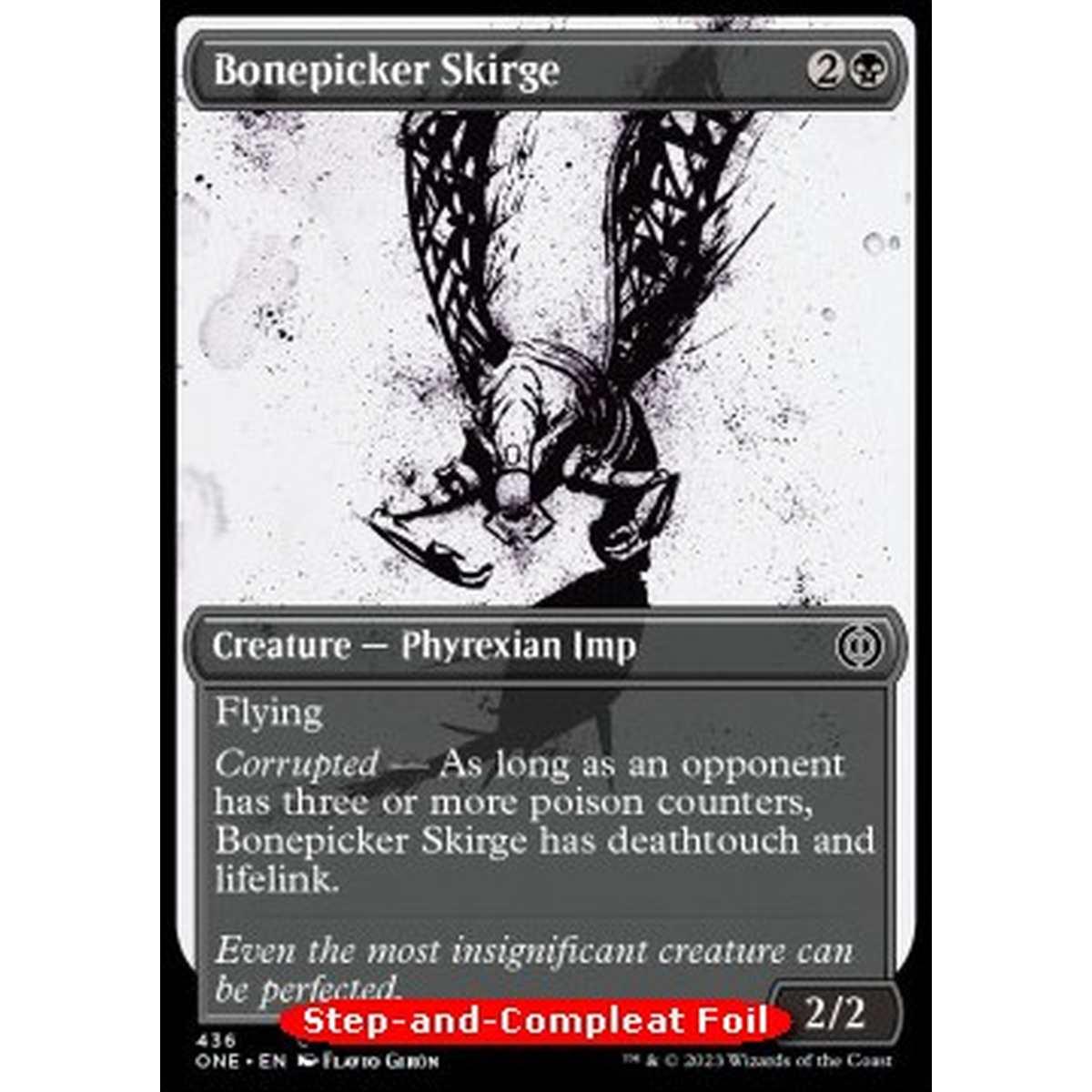 Bonepicker Skirge (V.2) - éª¨ãã®ãã«ãã (V.2) - [XONE] [NM] [Foil]