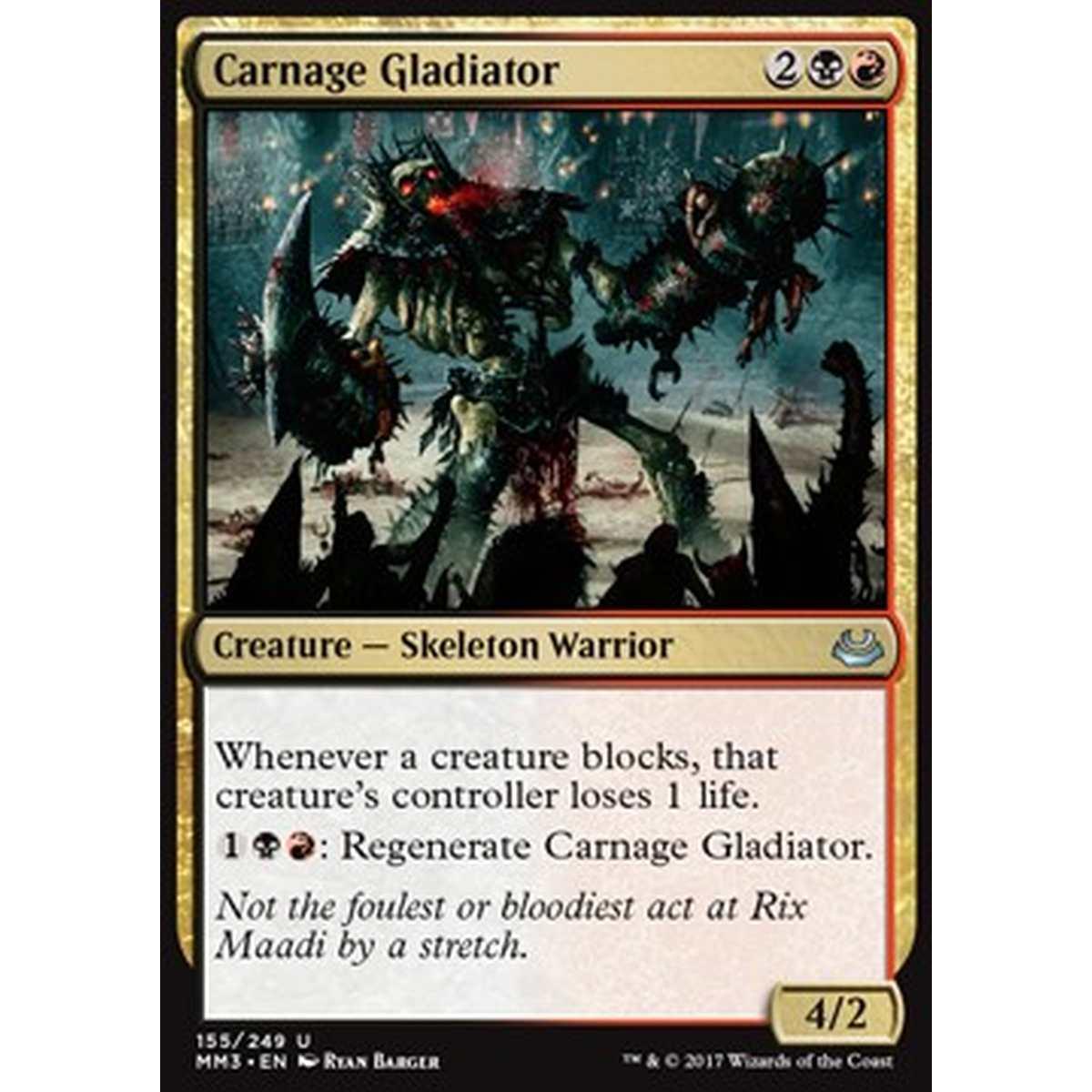 Carnage Gladiator - Carnage Gladiator - [MM3] [EX] [Foil]