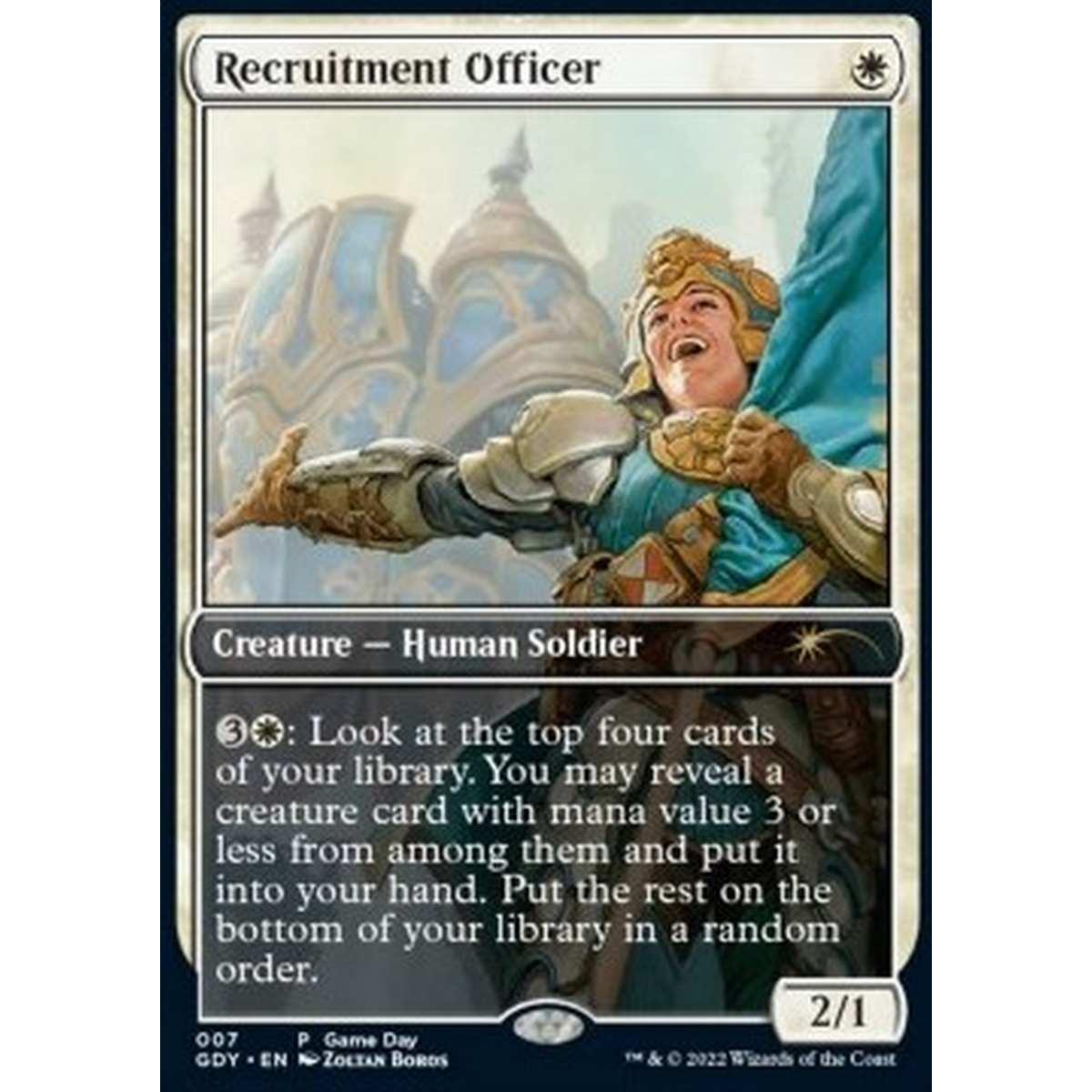 Recruitment Officer - Ufficiale di Reclutamento - [GDY] [NM]