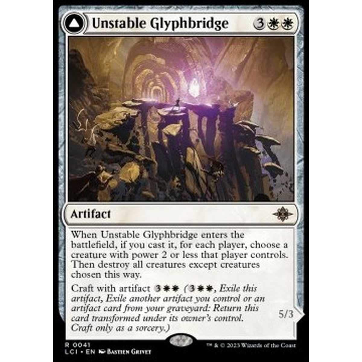 Unstable Glyphbridge // Sandswirl Wanderglyph - Unstable Glyphbridge // Sandswirl Wanderglyph - [LCI] [NM]