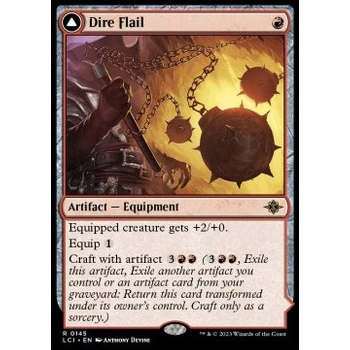 Dire Flail // Dire Blunderbuss - Dire Flail // Dire Blunderbuss - [LCI] [NM]