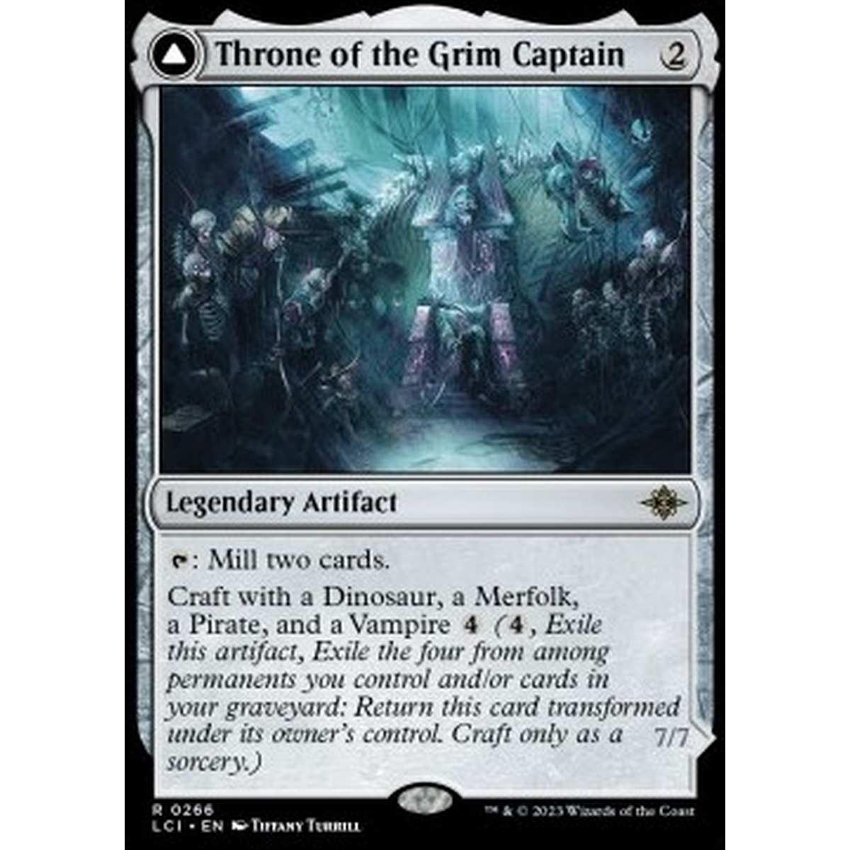 Throne of the Grim Captain // The Grim Captain - Throne of the Grim Captain // The Grim Captain - [LCI] [NM]